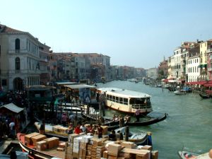 View from the Rialto Bridge
